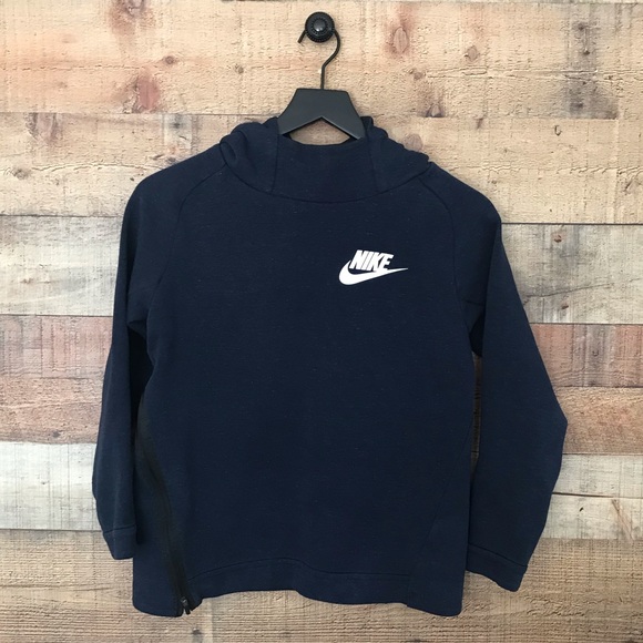 navy blue nike hoodie